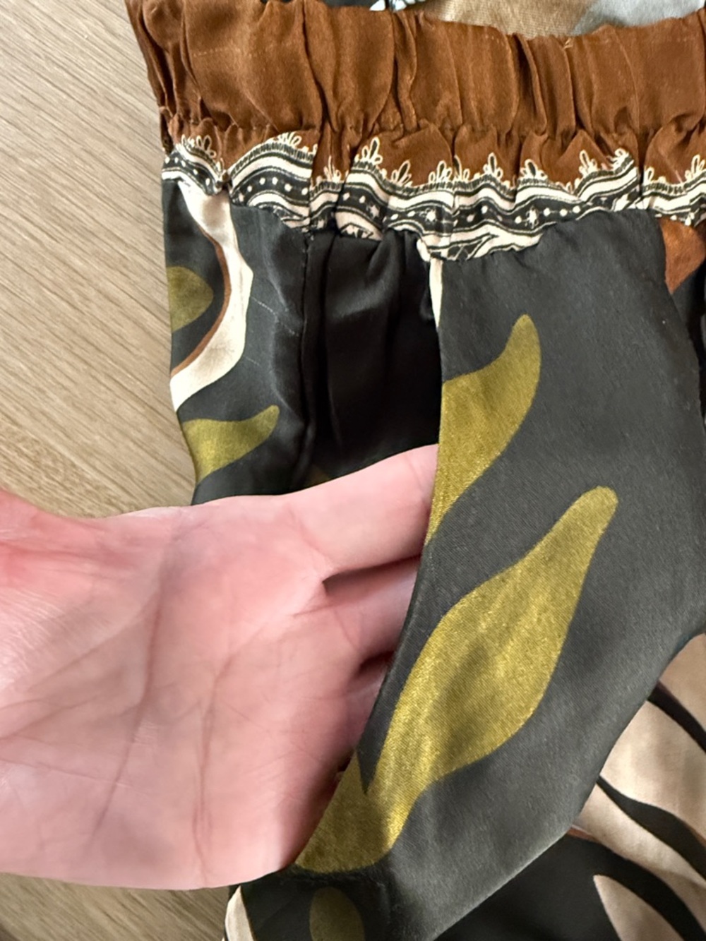 Lola silk/viscose wide leg pants - Picture 6 of 7